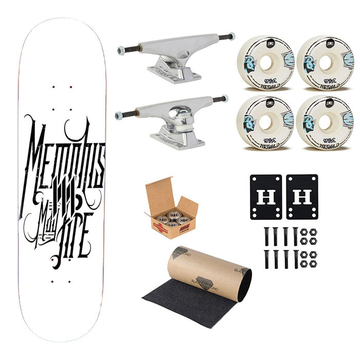 Memphis May Fire Logo Combination Title Skateboard Complete Board 8.0" X 31.75"