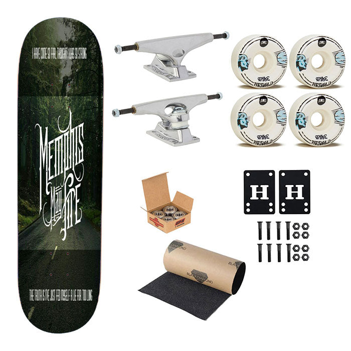 Memphis May Fire Street Skateboard Complete Board 8.0" X 31.75"
