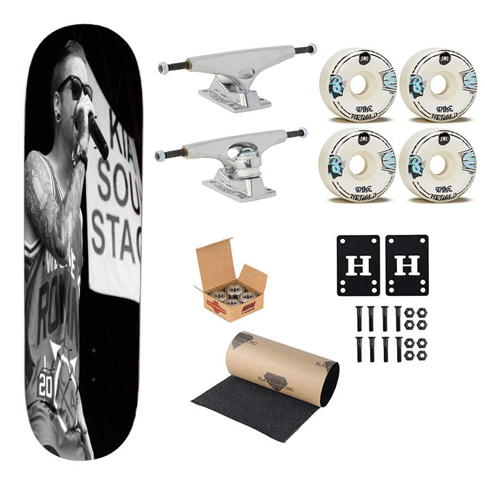 Memphis May Fire Vocals Undercut Skateboard Complete Board 8.0" X 31.75"