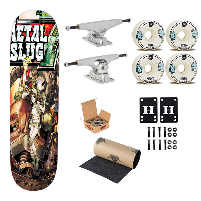 Metal Slug 7 Vintage Game Skateboard Complete Board 8.0" X 31.75"