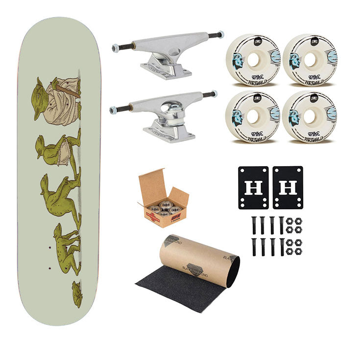 Metamorphosis Of Yoda Skateboard Complete Board 8.0" X 31.75"