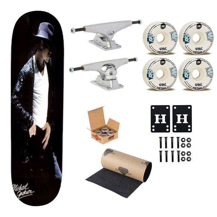 Michael Jackson Skateboard Complete Board 8.0" X 31.75"