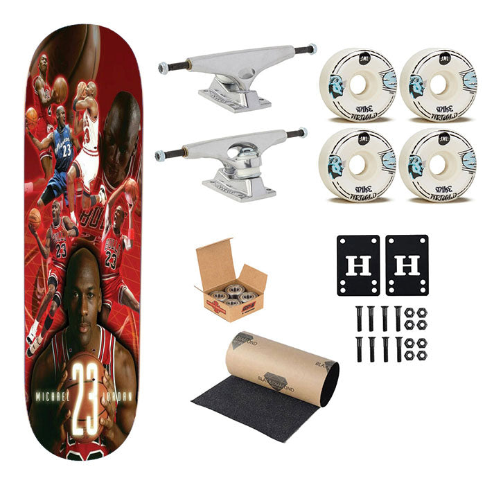Michael Jordan 23 Bulk Skateboard Complete Board 8.0" X 31.75"