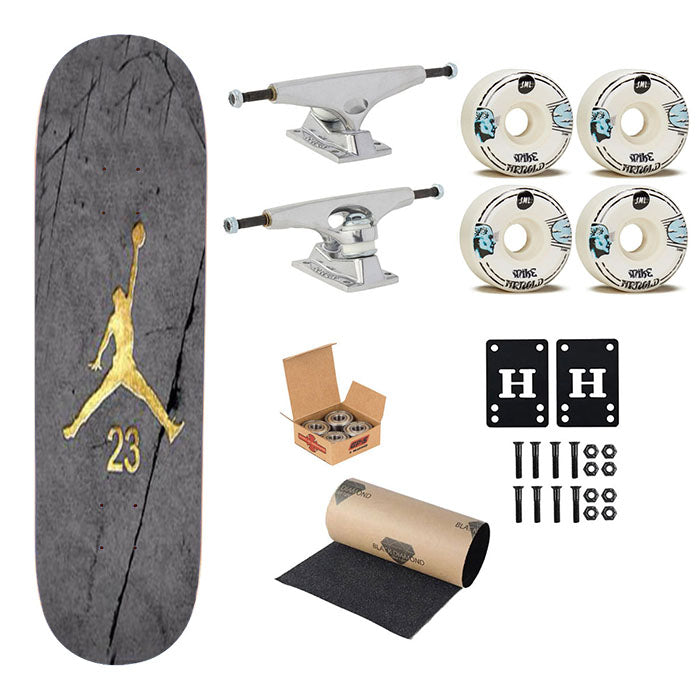 Michael Jordan 23 Nike Skateboard Complete Board 8.0" X 31.75"