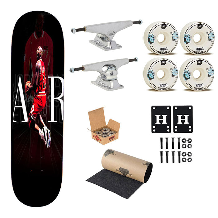 Michael Jordan Air Skateboard Complete Board 8.0" X 31.75"