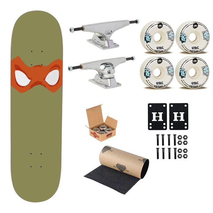 Michelangelo Tmnt Skateboard Complete Board 8.0" X 31.75"