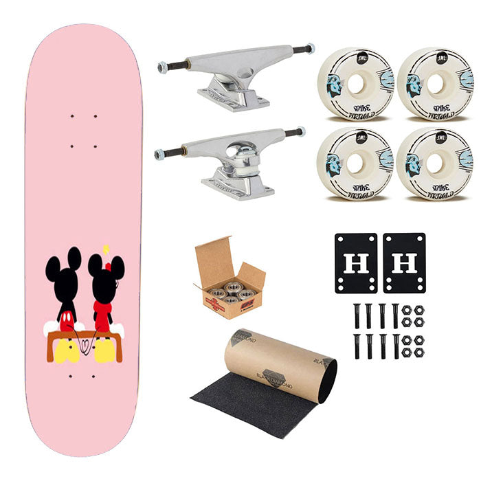 Mickey Minnie Mouse Simple Skateboard Complete Board 8.0" X 31.75"