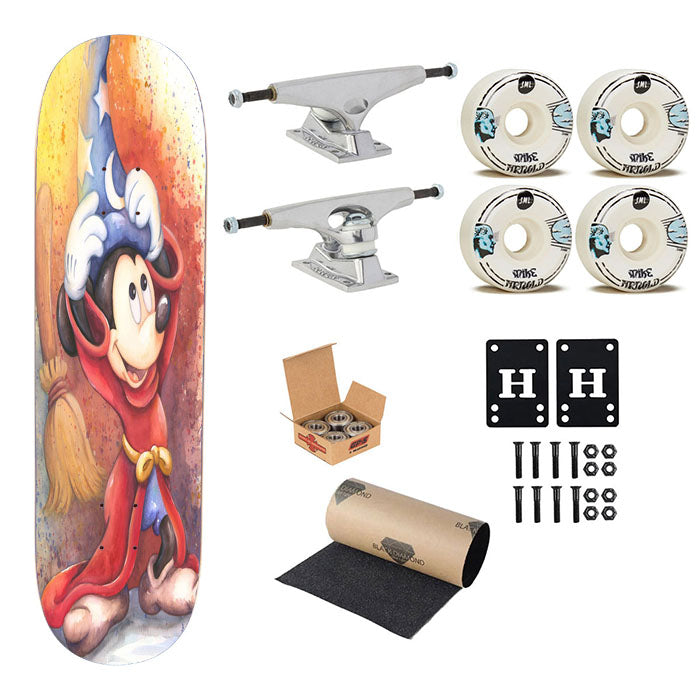 Mickey The Witcher Skateboard Complete Board 8.0" X 31.75"