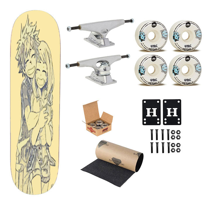 Midoriya Uraraka Married Skateboard Complete Board 8.0" X 31.75"