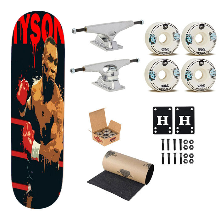 Mike Tyson Legend Skateboard Complete Board 8.0" X 31.75"