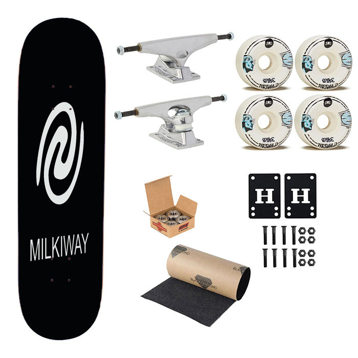 Milky Way Galaxy Universe Space Skateboard Complete Board 8.0" X 31.75"