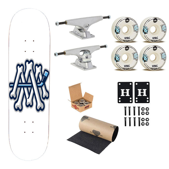 Milwaukee Admirals Icon Skateboard Complete Board 8.0" X 31.75"