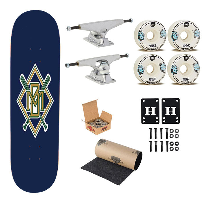 Milwaukee Brewers Skateboard Complete Board 8.0" X 31.75"