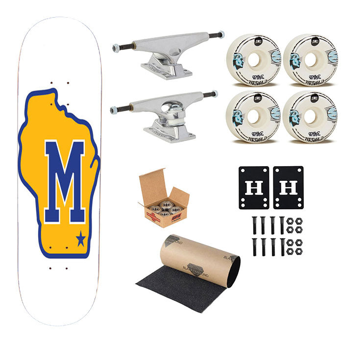 Milwaukee Brewers New Skateboard Complete Board 8.0" X 31.75"