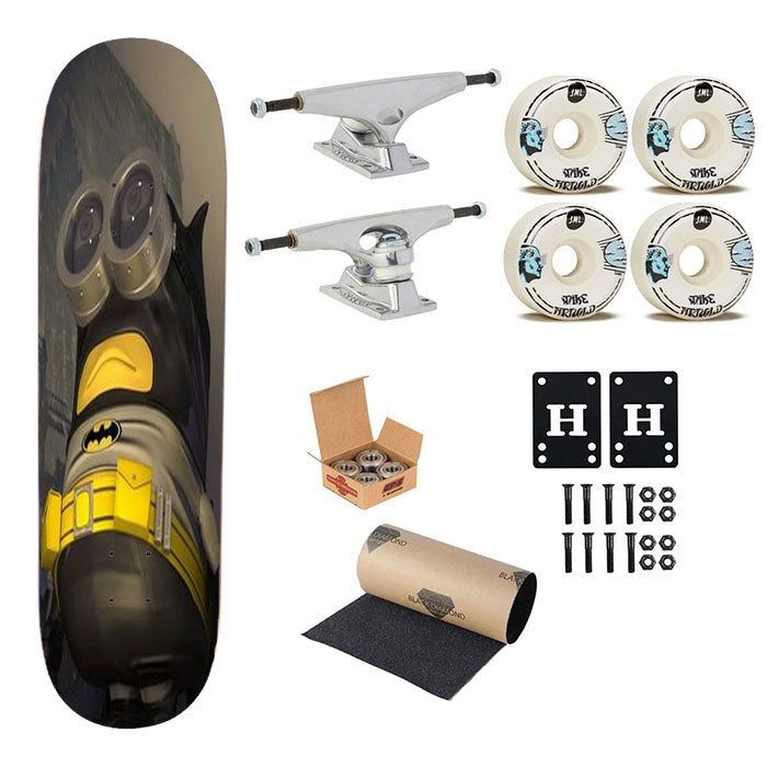 Minion Batman Skateboard Complete Board 8.0" X 31.75"