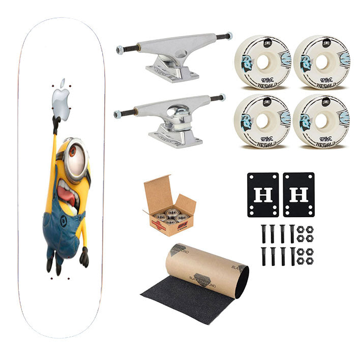 Minion Catch Apple Skateboard Complete Board 8.0" X 31.75"