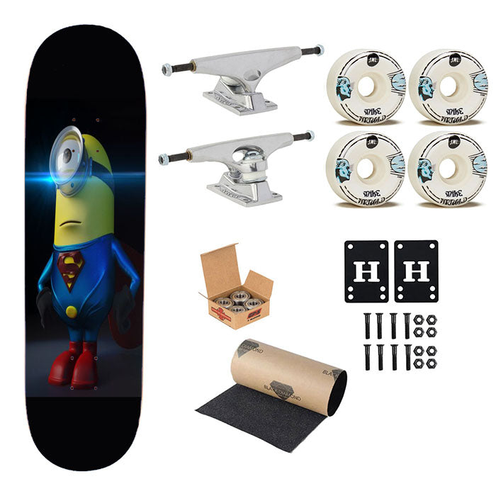 Minion Of Steel Skateboard Complete Board 8.0" X 31.75"