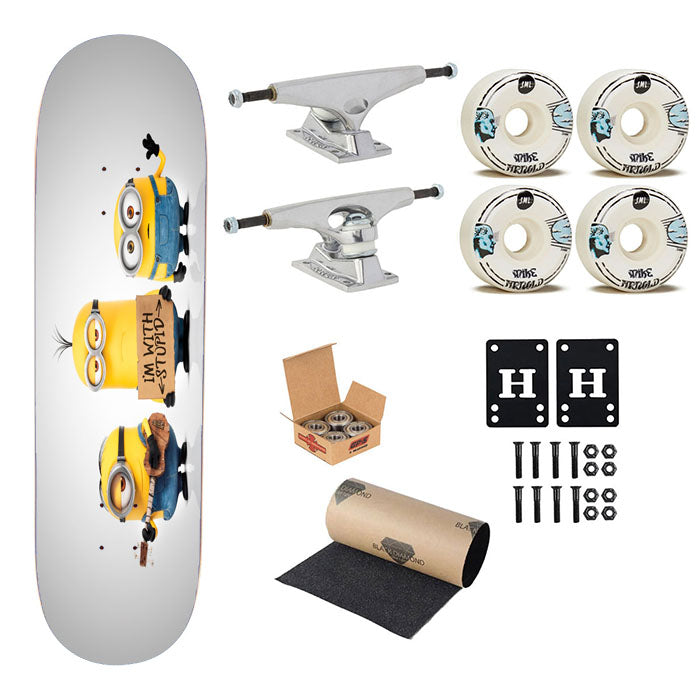 Minions 01 Skateboard Complete Board 8.0" X 31.75"