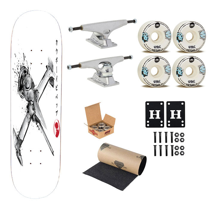 Mono Racer Sumi Skateboard Complete Board 8.0" X 31.75"
