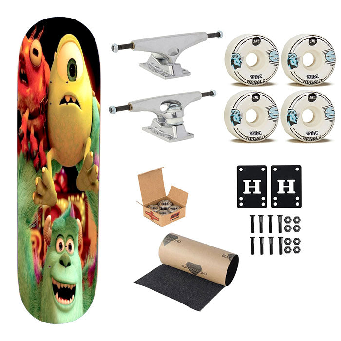 Monster Universal Dolls Christmas Skateboard Complete Board 8.0" X 31.75"