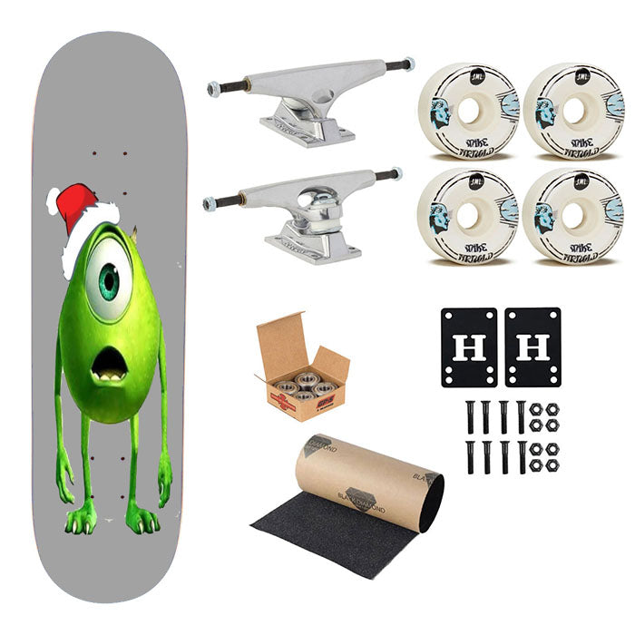 Monster Universe Funny Christmas Skateboard Complete Board 8.0" X 31.75"