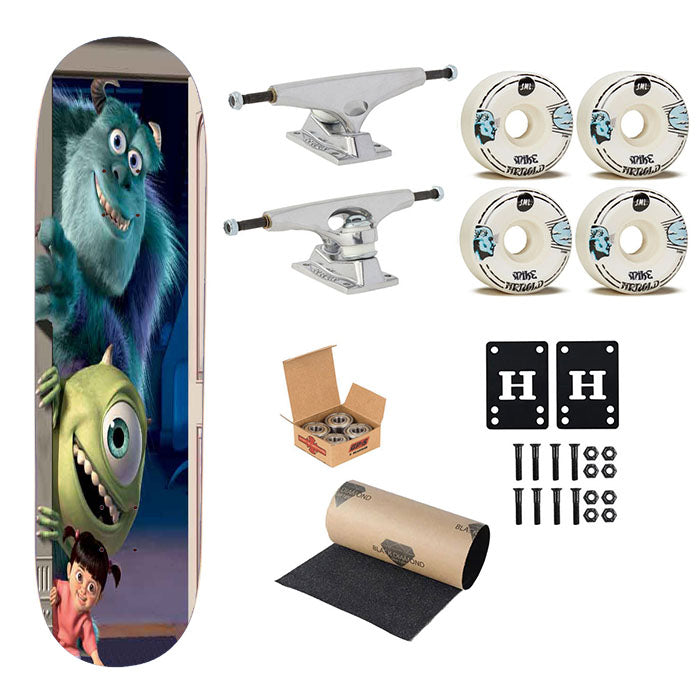 Monsters Inc Skateboard Complete Board 8.0" X 31.75"