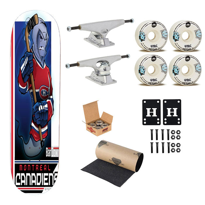 Montreal Canadiens Chicago Skateboard Complete Board 8.0" X 31.75"