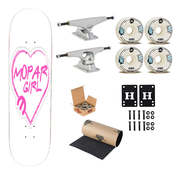 Mopar Girl Skateboard Complete Board 8.0" X 31.75"