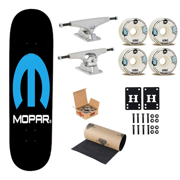 Mopar Logo Skateboard Complete Board 8.0" X 31.75"