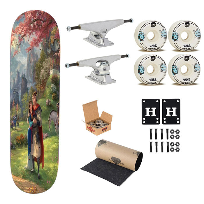Mulan Blossoms Of Love Skateboard Complete Board 8.0" X 31.75"