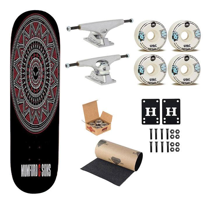 Mumford And Sons Skateboard Complete Board 8.0" X 31.75"