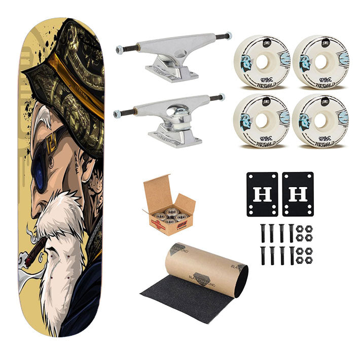 Muten Roshi Hype Style Skateboard Complete Board 8.0" X 31.75"