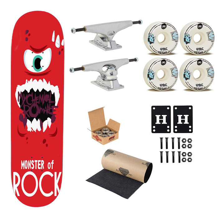My Chemical Romance Monster Skateboard Complete Board 8.0" X 31.75"
