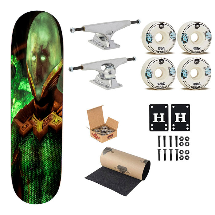 Mysterio Spiderman Marvel Comics Skateboard Complete Board 8.0" X 31.75"
