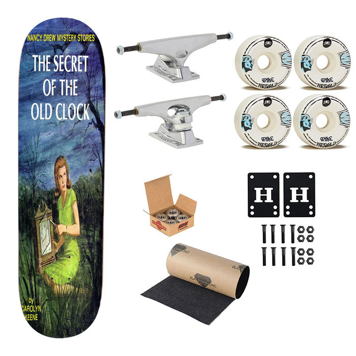 Nancy Drew Books Skateboard Complete Board 8.0" X 31.75"