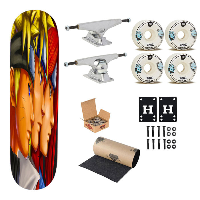 Naruto Big Family Skateboard Complete Board 8.0" X 31.75"