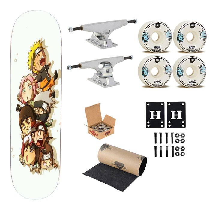 Naruto Cartoon Skateboard Complete Board 8.0" X 31.75"