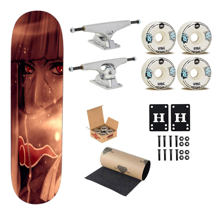 Naruto Cartoon Pain Art Skateboard Complete Board 8.0" X 31.75"