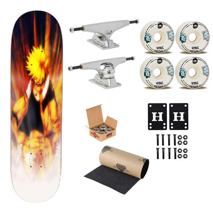 Naruto Cartoon Tobi Skateboard Complete Board 8.0" X 31.75"