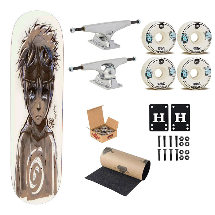 Naruto Child Skateboard Complete Board 8.0" X 31.75"