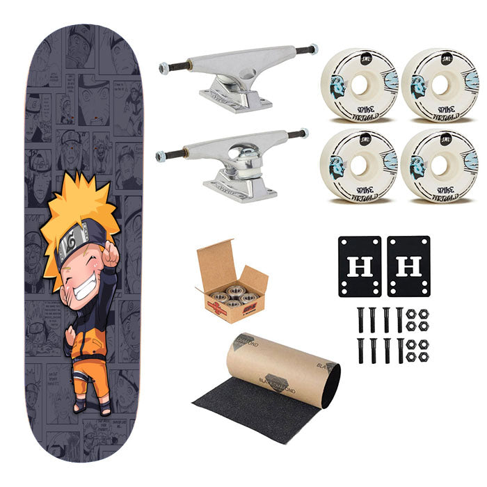 Naruto Comic Skateboard Complete Board 8.0" X 31.75"