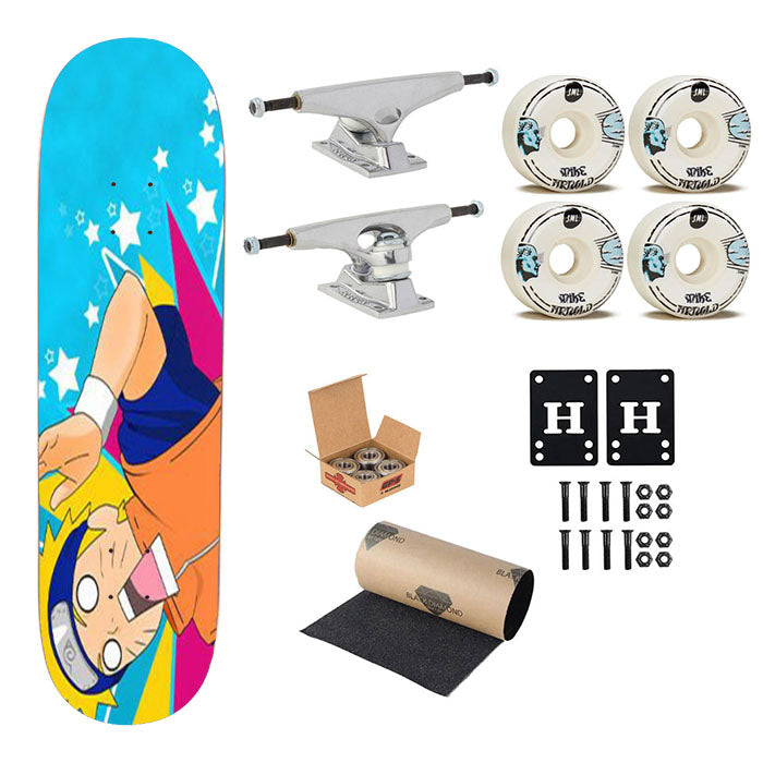 Naruto Dattebayo Skateboard Complete Board 8.0" X 31.75"
