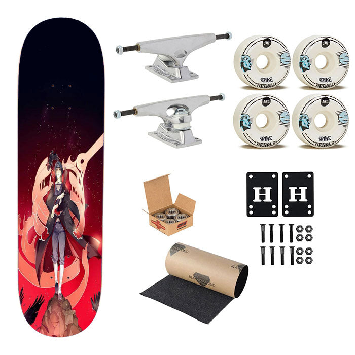 Naruto Itachi Susanoo Skateboard Complete Board 8.0" X 31.75"