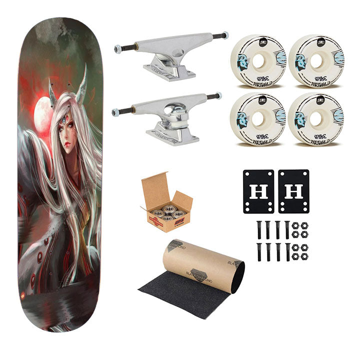 Naruto Kaguya Otsutsuki Skateboard Complete Board 8.0" X 31.75"
