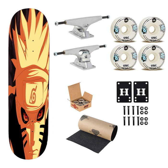 Naruto Sennin Mode1 Skateboard Complete Board 8.0" X 31.75"