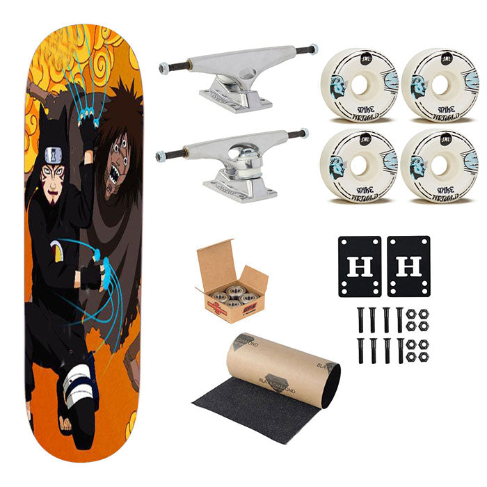 Naruto Shippuden Kankuro Skateboard Complete Board 8.0" X 31.75"