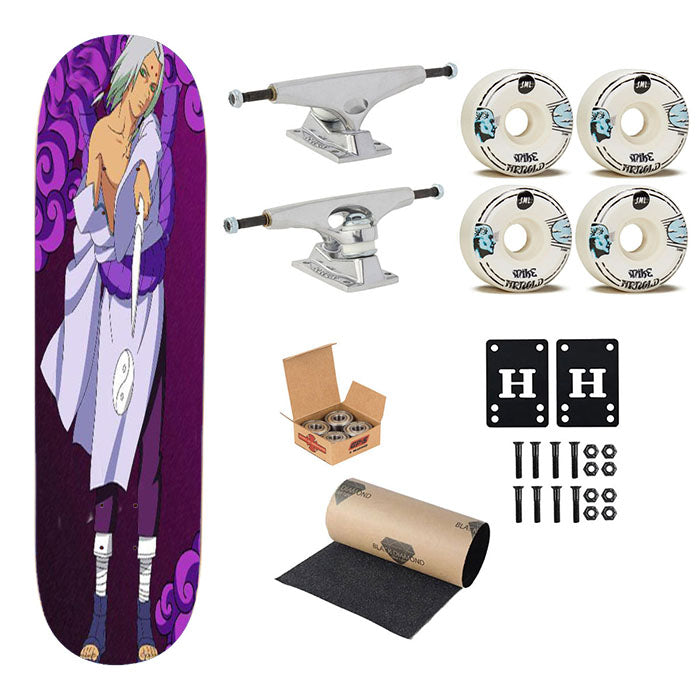 Naruto Shippuden Kimimaro Kaguya Skateboard Complete Board 8.0" X 31.75"
