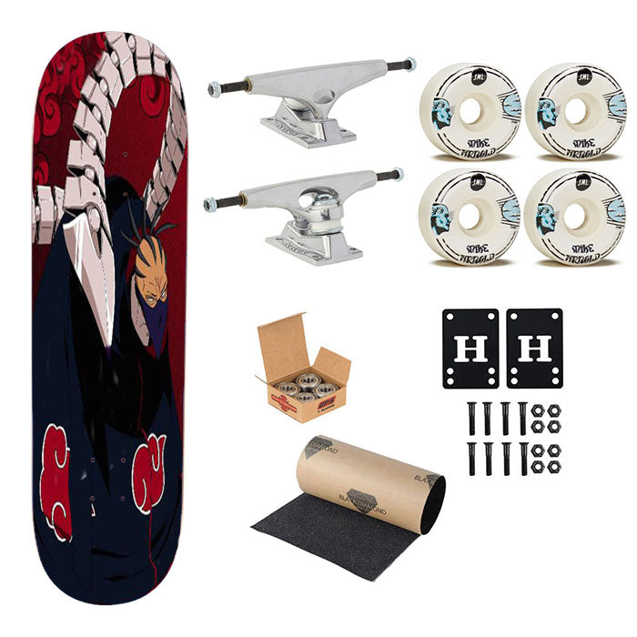 Naruto Shippuden Sasori Puppet Skateboard Complete Board 8.0" X 31.75"