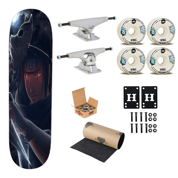 Naruto Young Itachi Anbu Skateboard Complete Board 8.0" X 31.75"