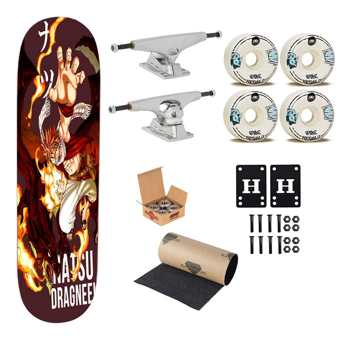 Natsu Dragneel Fairy Tail Skateboard Complete Board 8.0" X 31.75"